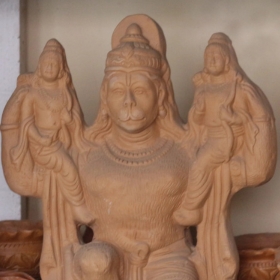 Terracotta Lord Hanuman (Brick)